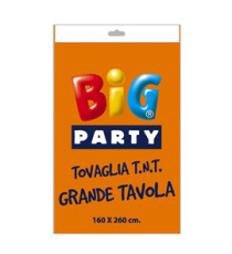 Tovaglia TNT - 160 x 260 cm - arancione - Big Party