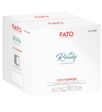 Tovagliolino bar - 17 x 17 cm - carta - bianco - Fato - conf. 250 pezzi