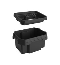 Vassoio per contenitore FABER BOX 15 litri - plastica - nero - 32 x 25 x 7 cm - Terry