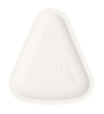 Vassoio pizza - 1/6 - 23 x 26 cm - bianco - Signor Bio - conf. 125 pezzi