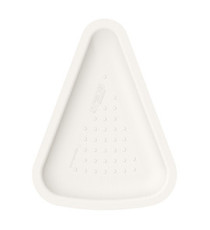 Vassoio pizza - 1/8 - 19 x 25 cm - bianco - Signor Bio - conf. 125 pezzi