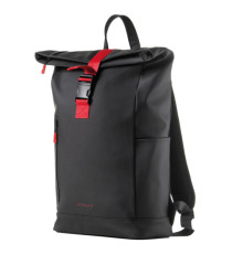 Zaino Roll-top Drop2Go - 30 x 42 x 14 cm - gomma - nero - In Tempo