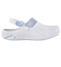 Zoccolo ortopedico Dany - numero 37 - bianco/azzurro - Safety Jogger