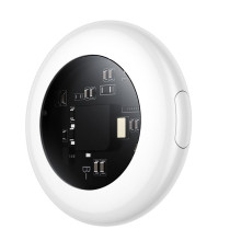 Localizzatore gps Hoco E91B bianco compatibile con Apple Find My tracker compatto e leggerissimo, durata fino a 12 mesi, adesivo