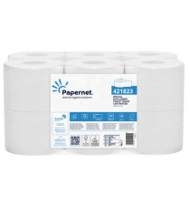 Carta igienica Centrefeed Mini Jumbo - 2 veli - 15 gr - diametro 14,9 cm - 10,75 cm x 112 m - bianco - Papernet