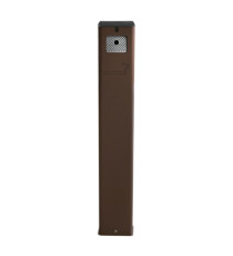 Posacenere da terra - acciaio - 17,5 x 10,5 x 106 cm - 2 L - corten - Stilcasa