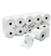 Rotolo per registratori di cassa - carta termica BPA free - 80 mm x 60 mt - 48 gr - diametro esterno 64 mm - anima 12 mm