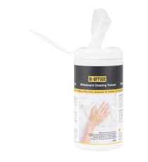 Salviette di pulizia per lavagne bianche Earth-it - Bi-Office - conf. 100 pezzi