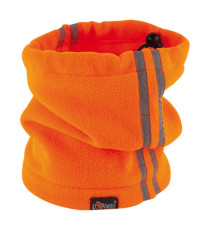 Scaldacollo - alta visibilità - taglia unica - pile - arancione fluo - U-Power