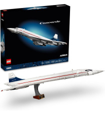 Lego Icons - Concorde - Lego 10318 Esclusivo con dettagli autentici e 3 modalità, supersonico 2083pz ANNI 18+