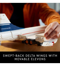 Lego Icons - Concorde - Lego 10318 Esclusivo con dettagli autentici e 3 modalità, supersonico 2083pz ANNI 18+