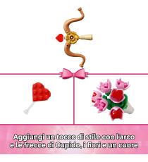 Lego Creator - Titti - Lego 40824 Modello Looney Tunes con Mazzo di Fiori, Cuore, Arco di Cupido Anni 12+ 412pz