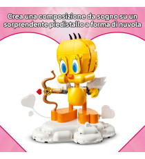 Lego Creator - Titti - Lego 40824 Modello Looney Tunes con Mazzo di Fiori, Cuore, Arco di Cupido Anni 12+ 412pz