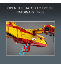 Lego Technic - Aereo antincendio - Lego 42152 carrello di atterraggio regolabile, eliche rotanti Anni 10+ 1134pz