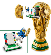 Lego Editions - Trofeo ufficiale Coppa del Mondo FIFA - Lego 43020 con Minifigure da Collezione Anni 12+ 2842pz