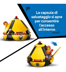 Lego City - Elicottero della Guardia Costiera - Lego 60503 con Porte Scorrevoli, Verricello, 4 Minifigure e squalo Anni 7+ 551pz