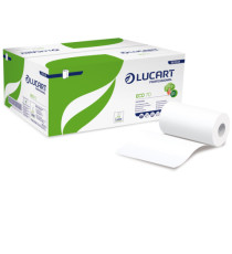 Asciugamani in rotolo Eco 70 - Mini - 228  mm x 70 mt - diametro 13 cm - 2 veli - 18,5 gr - 190 strapppi - goffratura mi