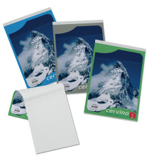 Blocco Cervino - A6 - 100 x 150mm - 50gr - 50 fogli - 5mm - Pigna - conf. 20 pezzi