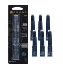 Cartucce inchiostro - blu - Cross  - conf. 6 pezzi