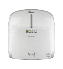 Dispenser asciugamani in rotolo Simplify - 33 x 22 x 37 cm - white wood - Papernet