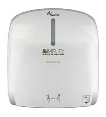 Dispenser asciugamani piegati a Z/W Simplify - 29 x 10,8 x 33,6 cm - white wood - Papernet