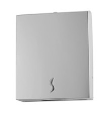 Dispenser asciugamani piegati C/Z - Brinox - 28x10,2x36,5 cm - acciaio inox - capacità 400 fogli - grigio - Medial