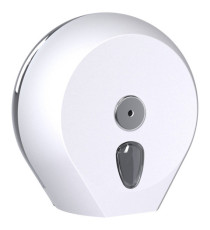 Dispenser carta igienica EColored rotolo Mini Jumbo - 27 x 12,8 x 27,3 cm - rotolo diametro 23 cm - adamello white - Mar