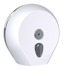 Dispenser carta igienica EColored rotolo Mini Jumbo - 27 x 12,8 x 27,3 cm - rotolo diametro 23 cm - adamello white - Mar