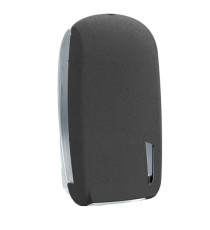 Dispenser carta igienica Skin - interfogliata - piegata a V e Z - 32,8 x 13,5 x 16,5 cm - 550/450 fogli - pietra - Mar P