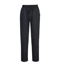 Pantaloni cuoco MeshAir Pro - taglia M - nero - Portwest