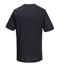 T-shirt DX4 - maniche corte - antibatterica - taglia L - nero - Portwest