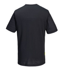T-shirt DX4 - maniche corte - antibatterica - taglia XL - nero - Portwest
