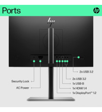 [Scatola aperta]Monitor HP E22 G5 54,6 cm (21,5″) FHD IPS LED 75 Hz
