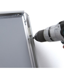 Cornice a scatto - angoli smussato - A3 - profilo 2,5 cm - Showdown