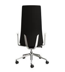 Poltrona direzionale Bull BUA - con braccioli fissi - nero - Unisit