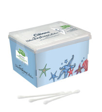 Bastoncini puliorecchie cotonati - colori assortiti - Cotoneve - eco pack da 300 pezzi