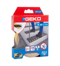 Nastro adesivo antiscivolo ANTISLIP - 2,5 cm x 5 m - giallo/nero - Geko