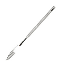 Penna sfera Cristal Re'New - con cappuccio - 1 mm - nero - Bic