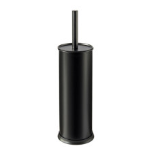 Portascopino Vic - diametro 9,5 cm - altezza 27 cm - acciaio inox - nero satinato - Perfetto