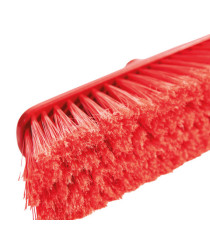 Scopa Alma - per interni - rosso - 33 x 7,5 x 11,5cm - PPL/PVC - PerfettoFactory