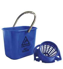 Secchio Polar - con strizzatore - 15 L - blu - PerfettoFactory