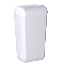 Cestino gettacarte EColored - con coperchio - 33,5 x 22,5 x 54,5 cm - adamello white - Mar Plast