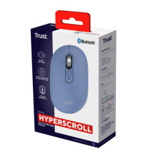 Mouse - ultrasottile - wireless - ricaricabile - Blu - Trust