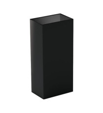 Contenitore gettacarte Bob Color - 23 x 35 x 75 cm - 60 L - metallo - nero - Medial