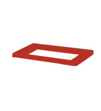 Coperchio per contenitore Bob Color - 30 x 20 x 2 cm - rosso - Medial