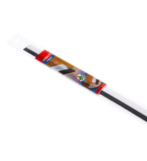 Paraspifferi per porte STAFF - con spazzola fissa - 100 cm - pvc rigido - bianco - Geko