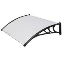 Pensilina modulare - 120 x 80 cm - policarbonato compatto - satinato opalino - X-Robust