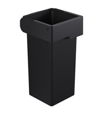 Portarifiuti MODULA - murale - con contenitore - 41,5 x 41,5 x 73 cm - 73 L - antracite - Stilcasa