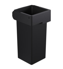 Portarifiuti MODULA - murale - con contenitore - 41,5 x 41,5 x 73 cm - 73 L - antracite - Stilcasa