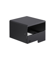 Portarifiuti MODULA - murale - coperto - con reggisacco - 41,5 x 41,5 x 32,5 cm - 120 L - antracite - Stilcasa